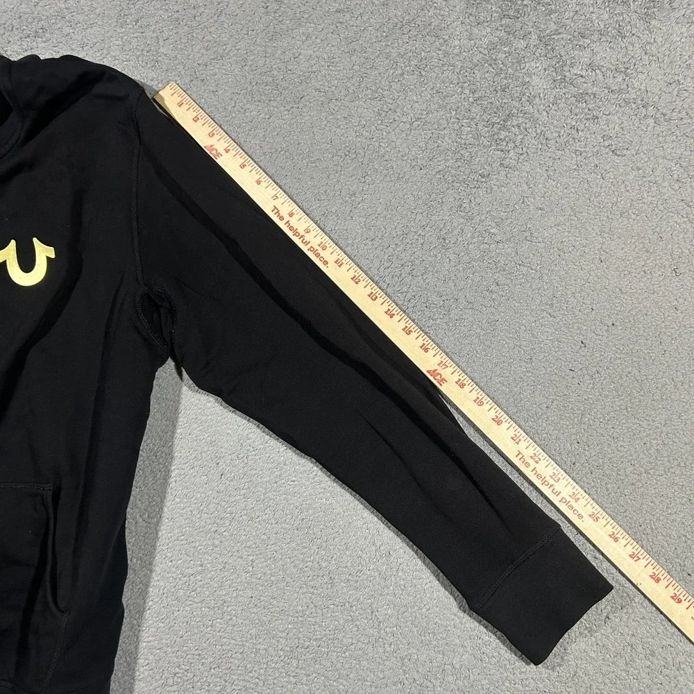 True Religion Black Zip-Up Hoodie Men's Size XL #3047